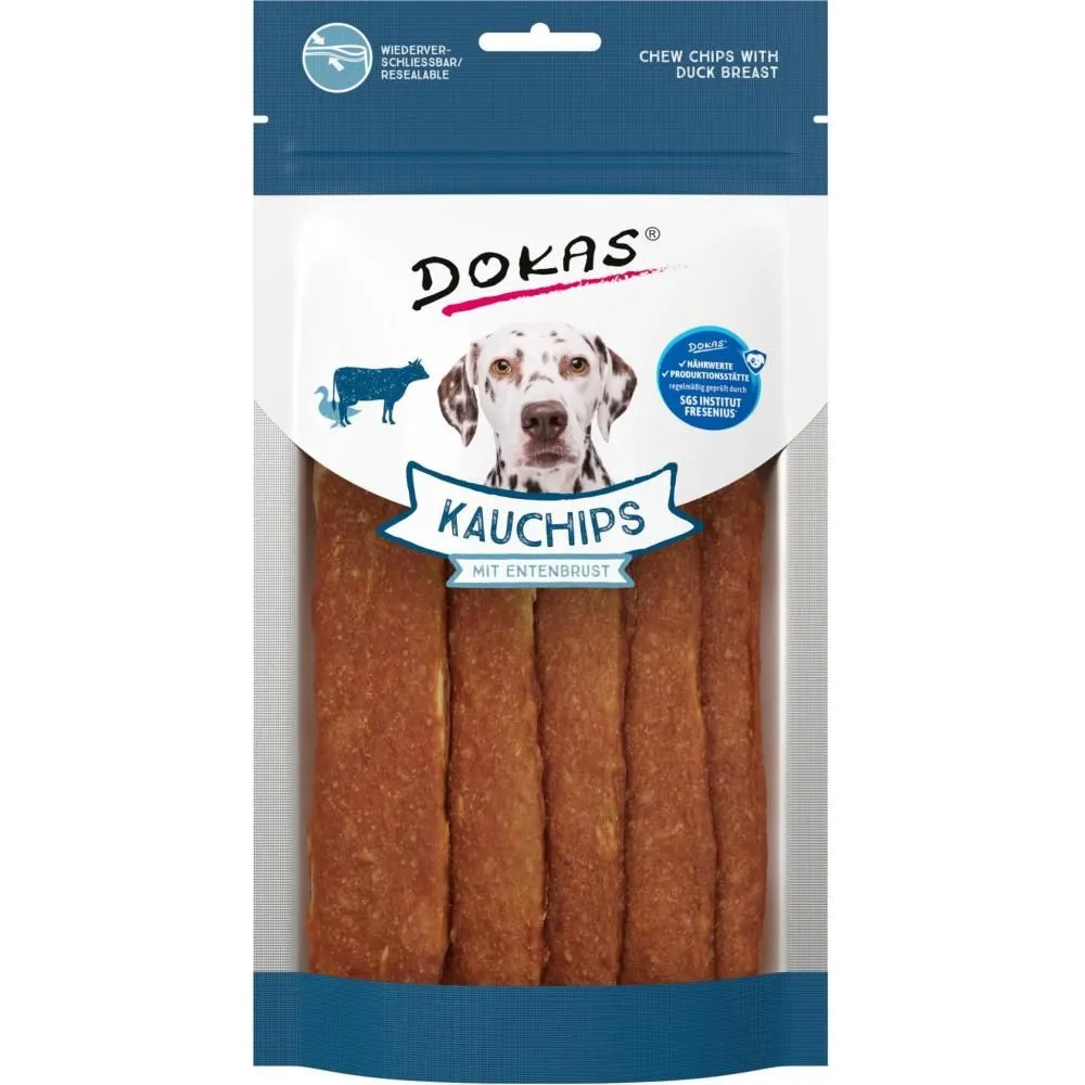 Dokas Tyggechips med andebryst 175 g - sunde tyggevenner